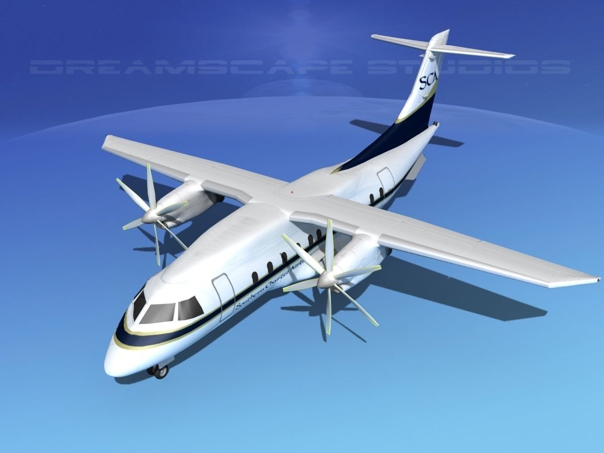 Dornier Do-328-130 Southern Charter 3D model_10