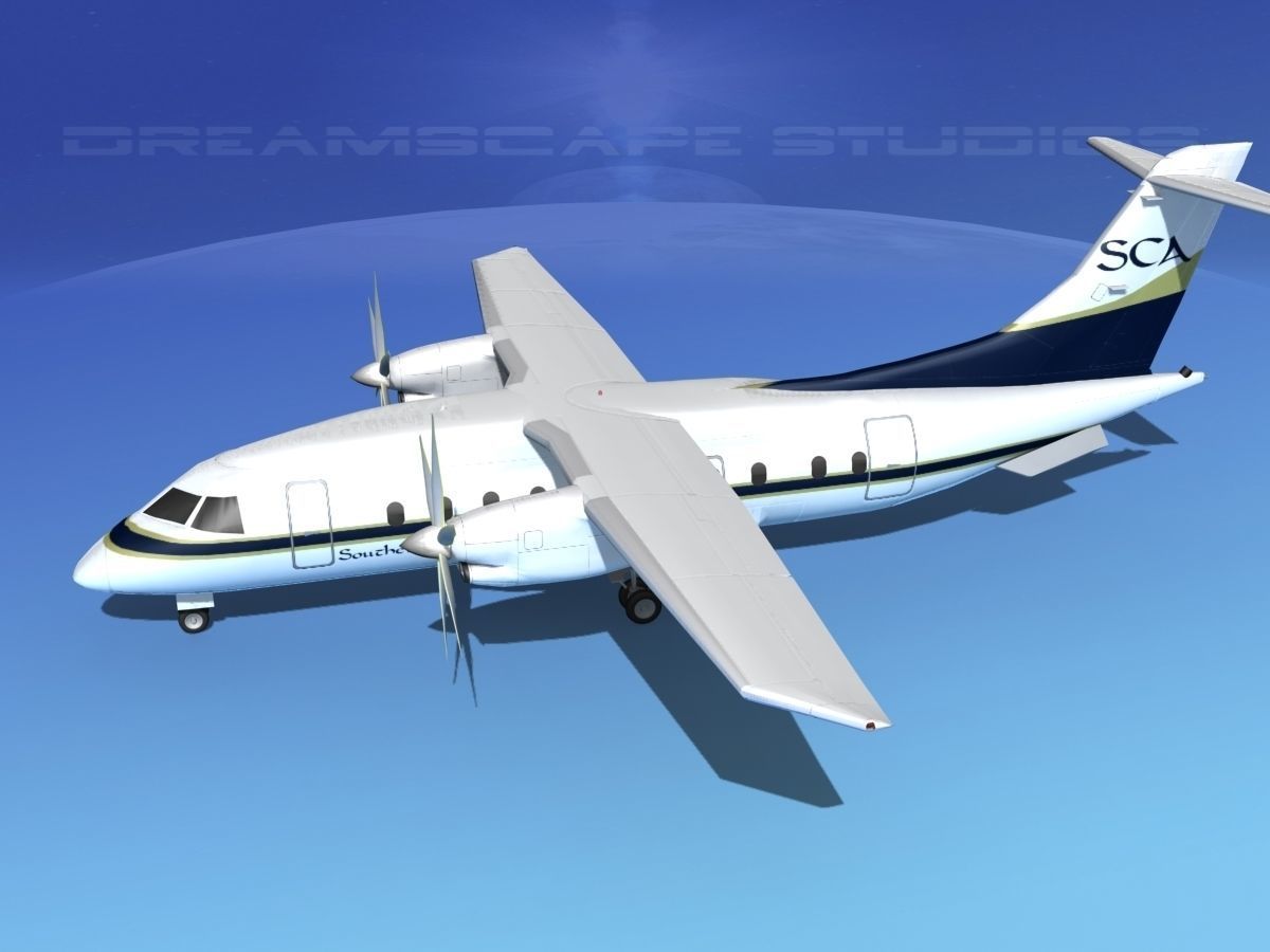 Dornier Do-328-130 Southern Charter 3D model_9