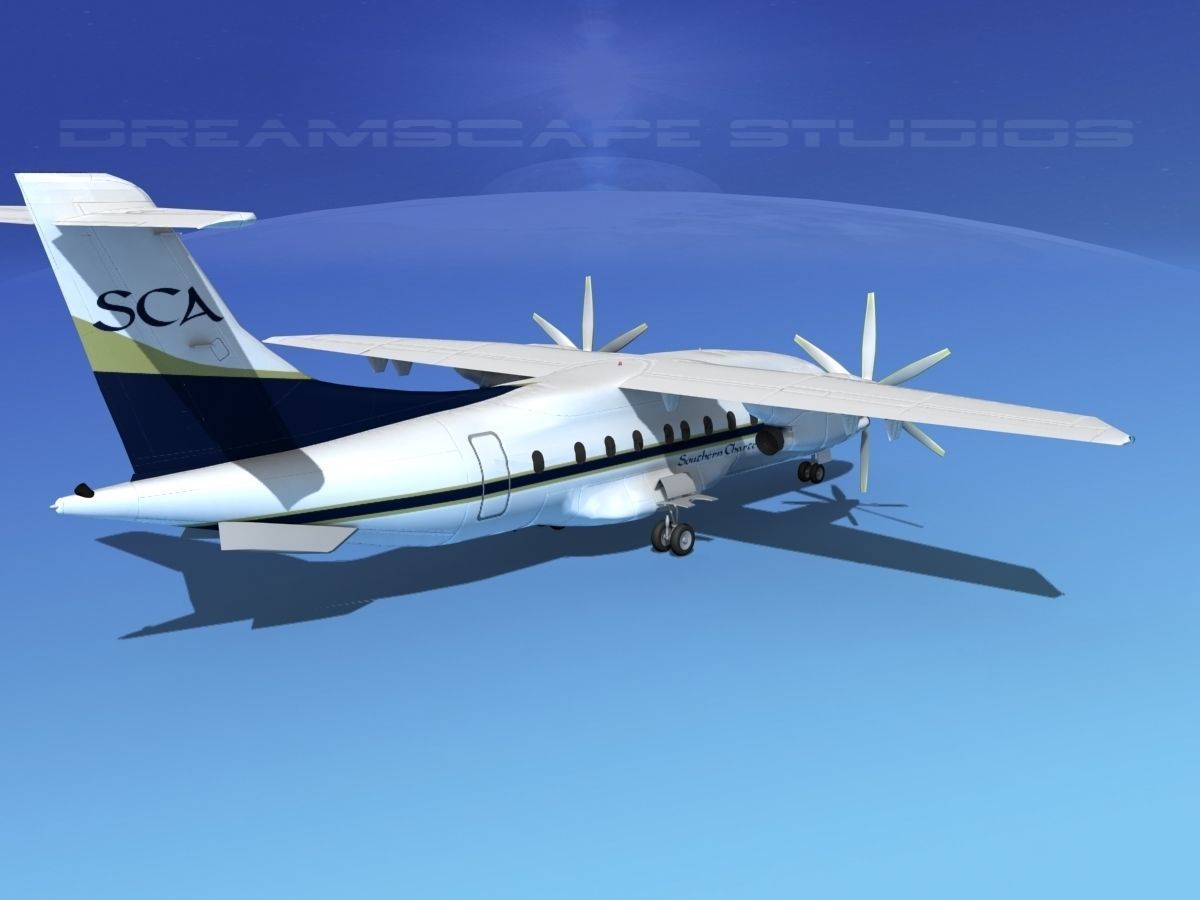 Dornier Do-328-130 Southern Charter 3D model_5