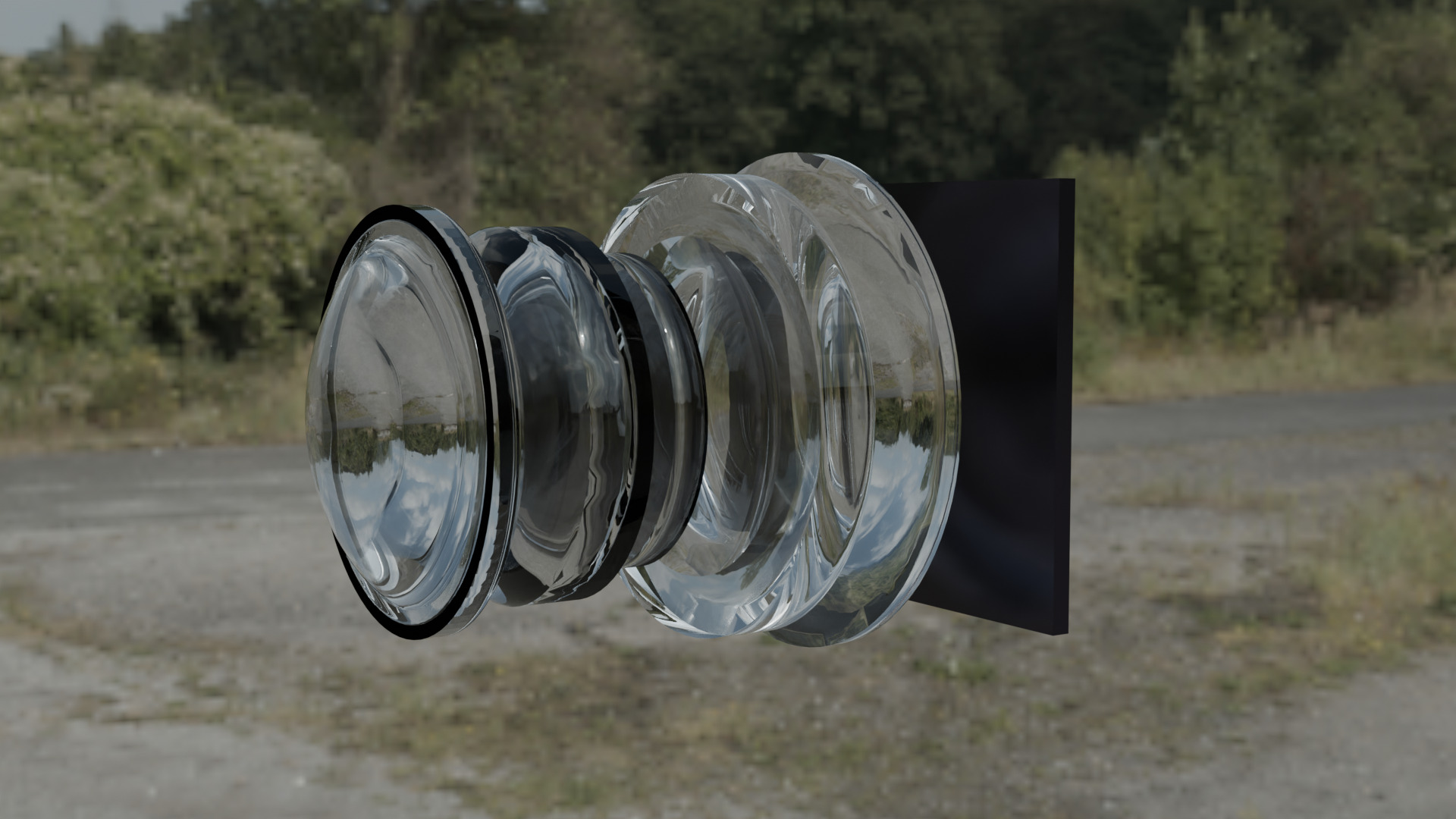 Smarthphone Camera Lens Configuration 3D model_1