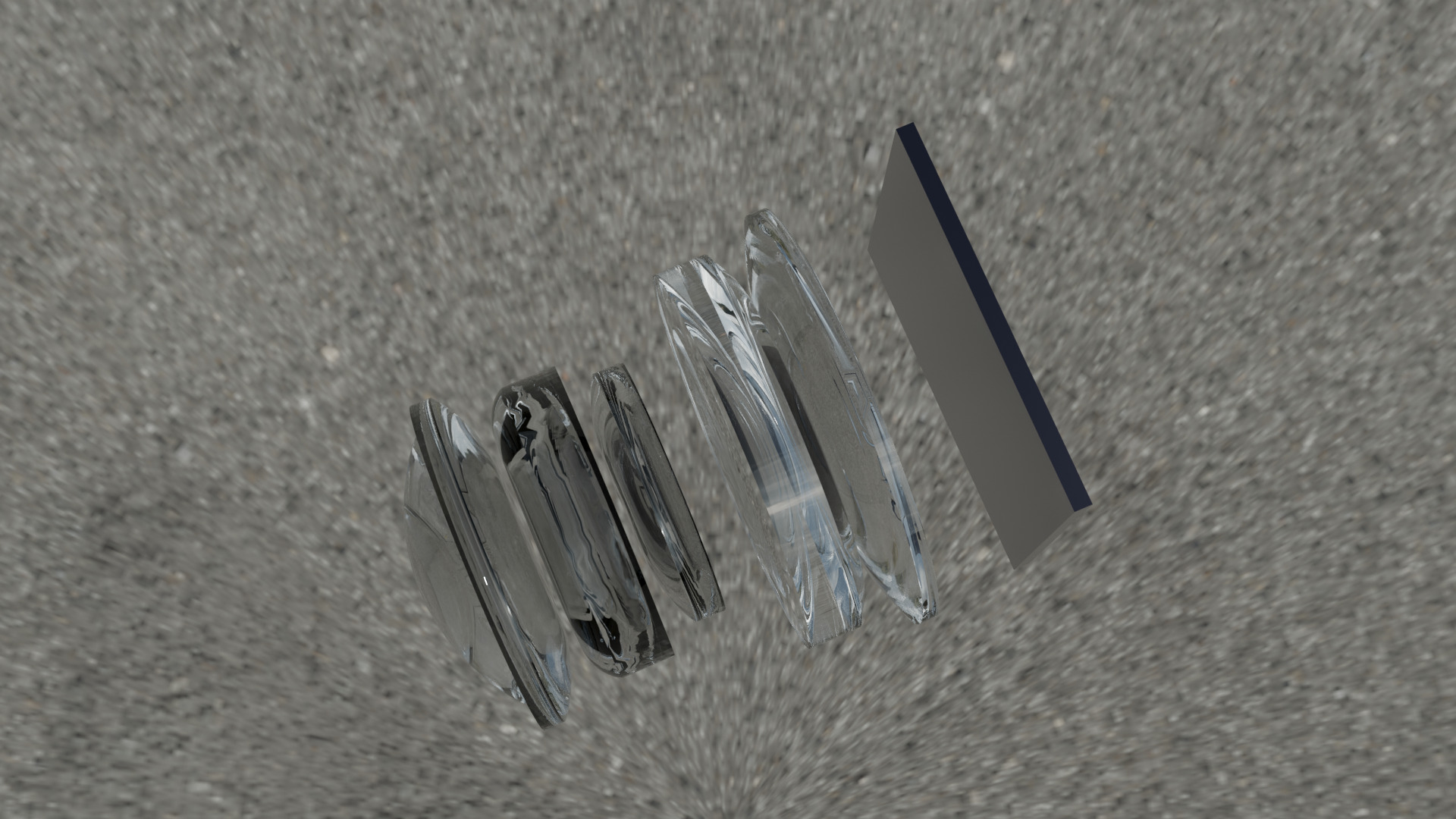 Smarthphone Camera Lens Configuration 3D model_4