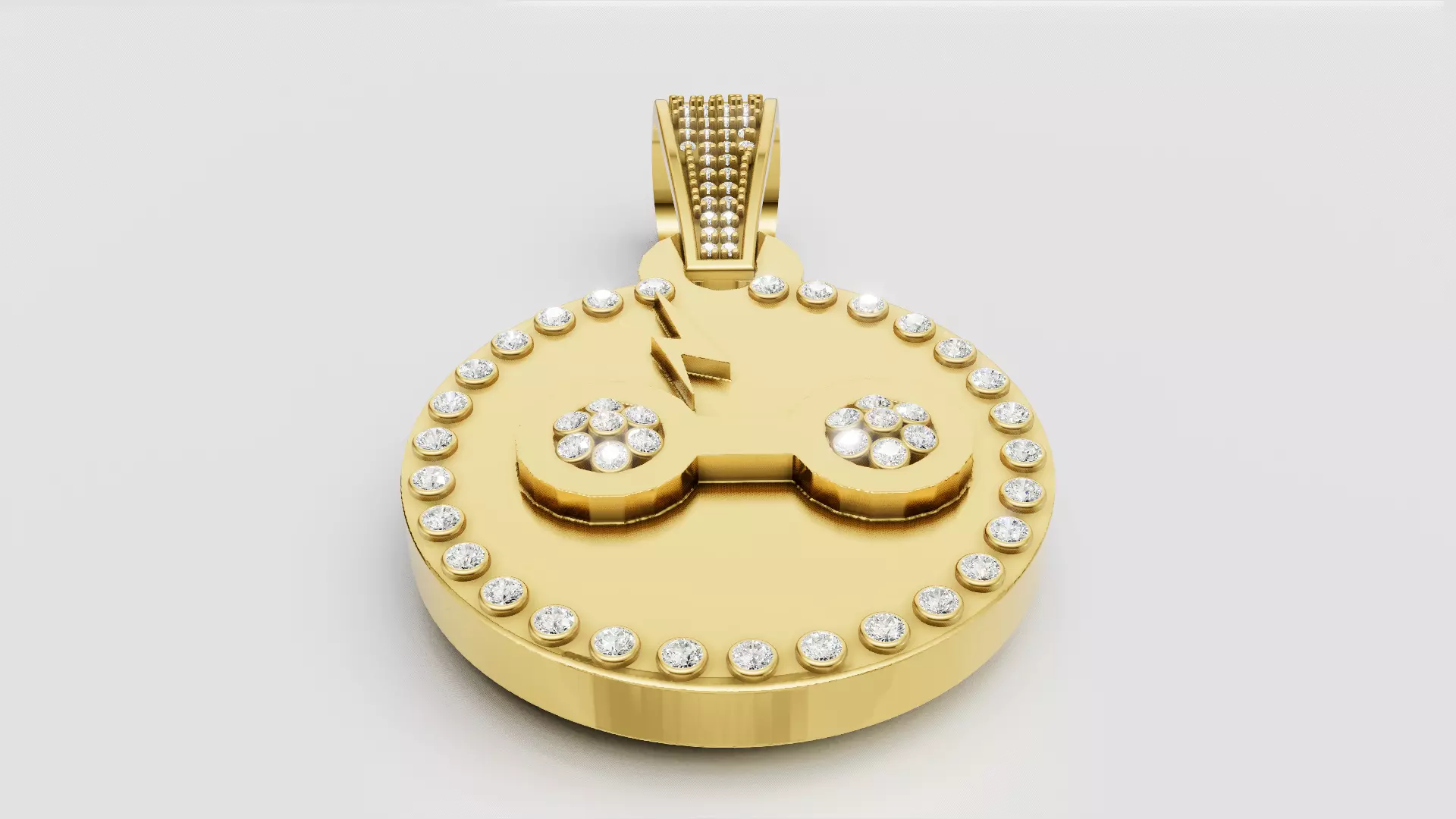 modern Gold Tech 3D print model