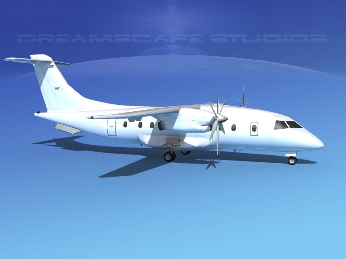Dornier Do-328-130 Unmarked 1 3D model_3