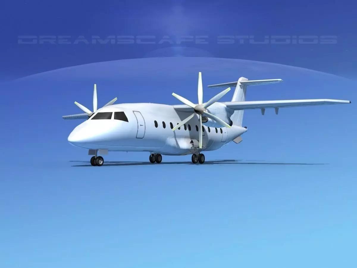 Dornier Do-328-130 Unmarked 1 3D model_0