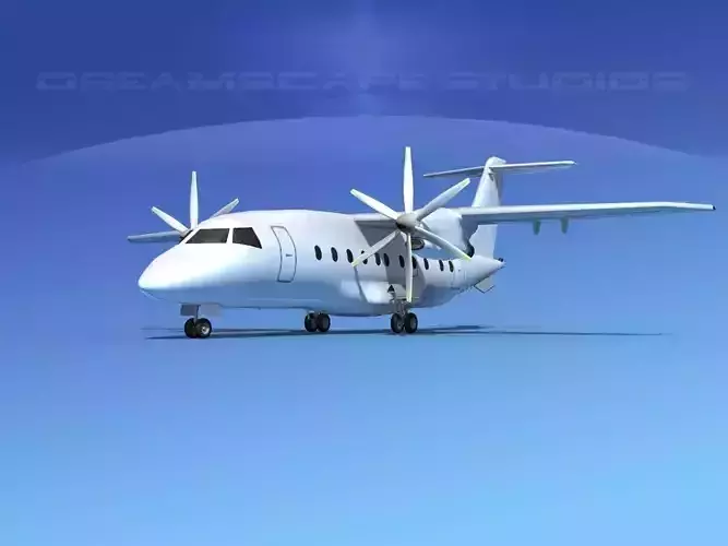 Dornier Do-328-130 Unmarked 1 3D model