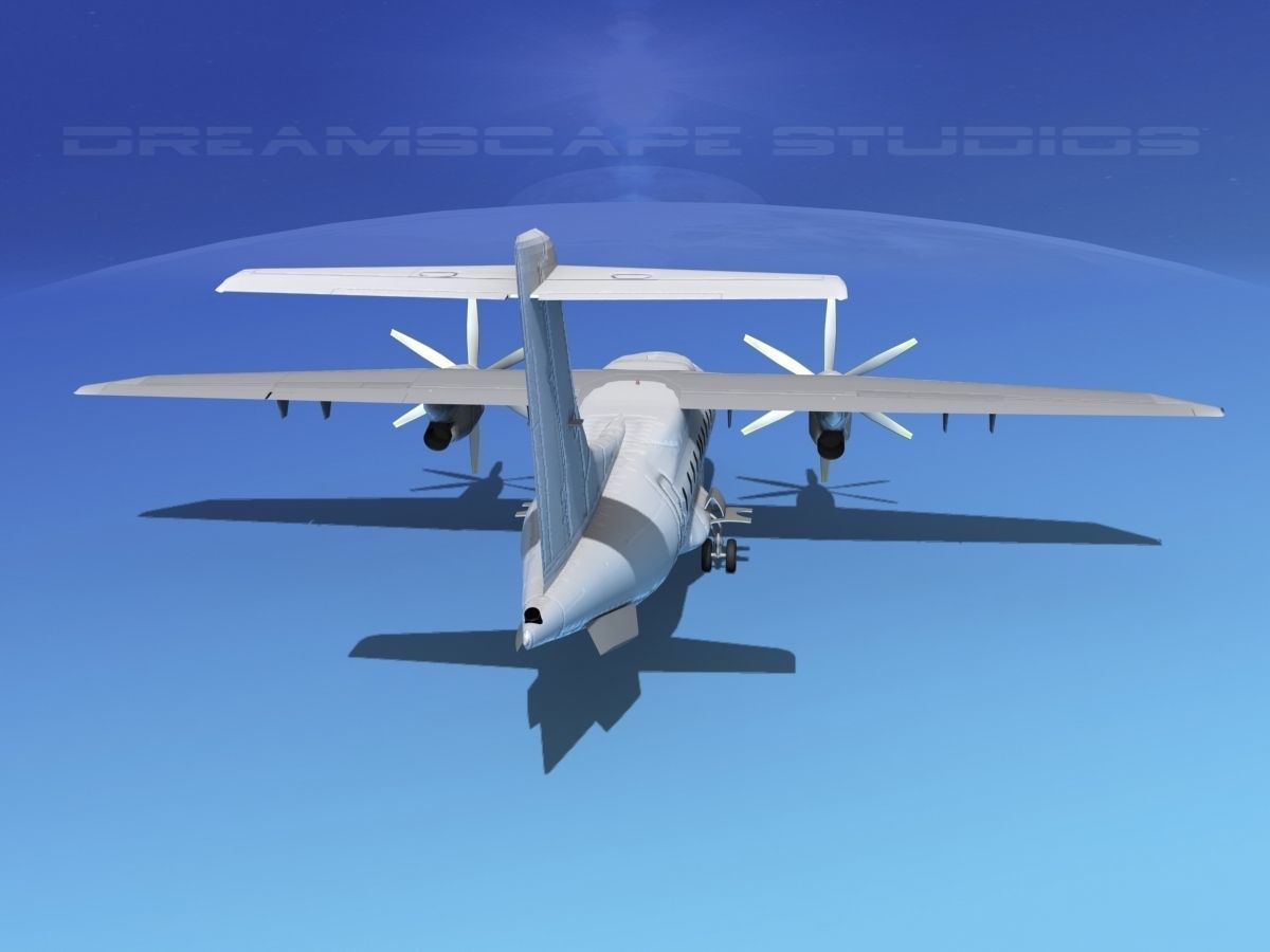 Dornier Do-328-130 Unmarked 1 3D model_6