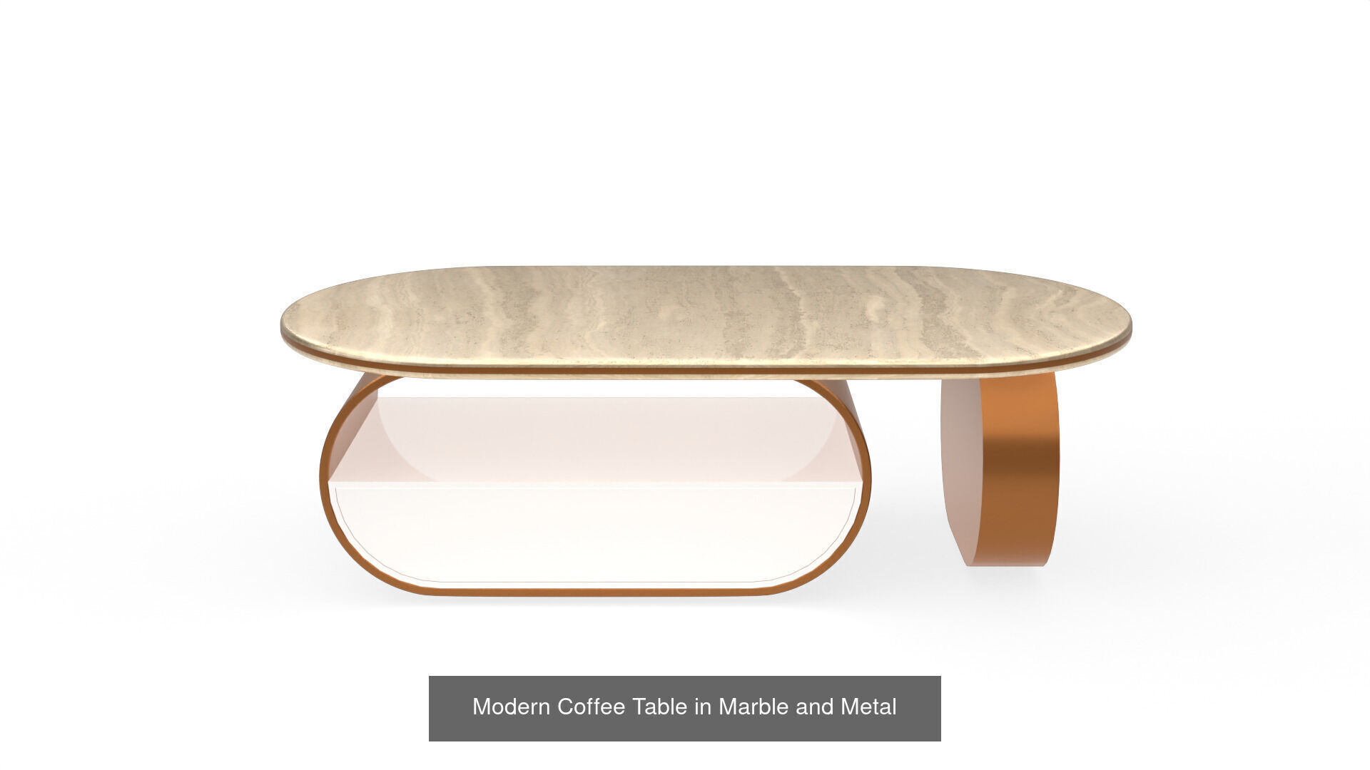 12 Marble and Metal Coffee Tables PBR Ready 3D Model Collection_4