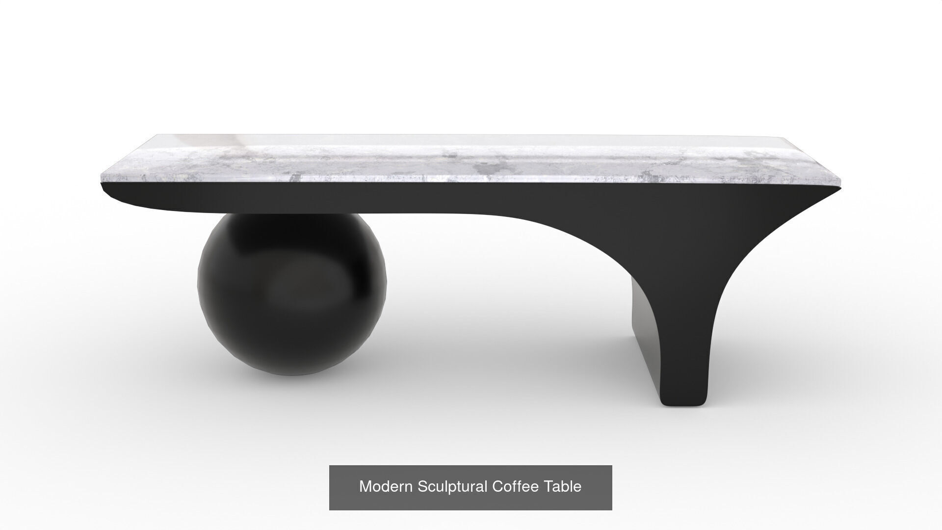 12 Marble and Metal Coffee Tables PBR Ready 3D Model Collection_7