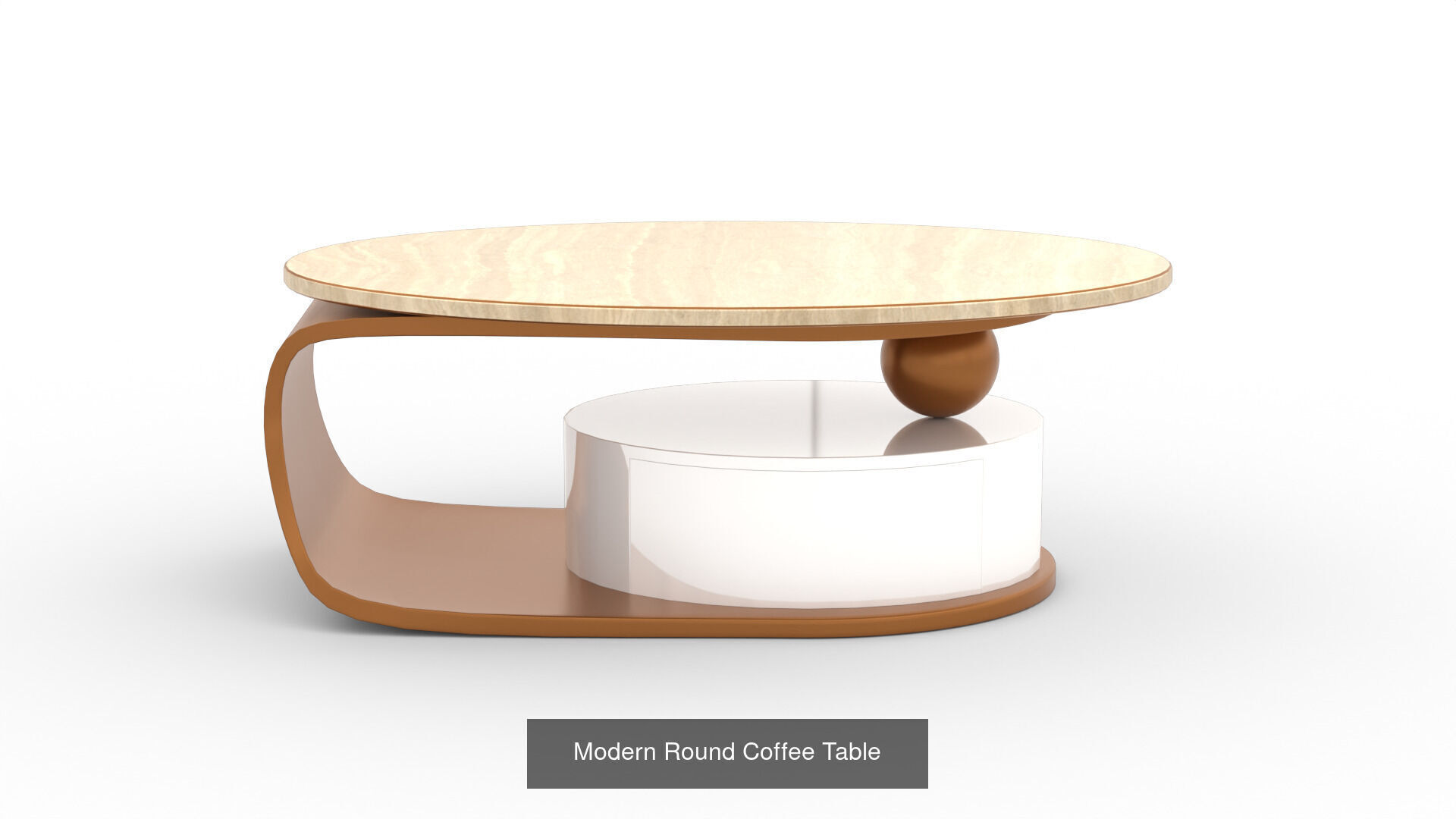 12 Marble and Metal Coffee Tables PBR Ready 3D Model Collection_5