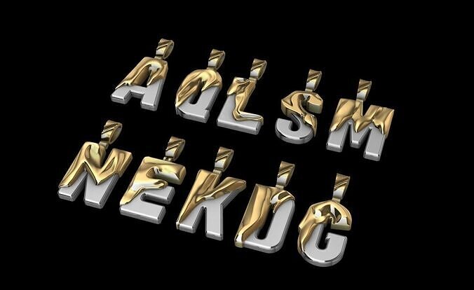Letter K 3D model