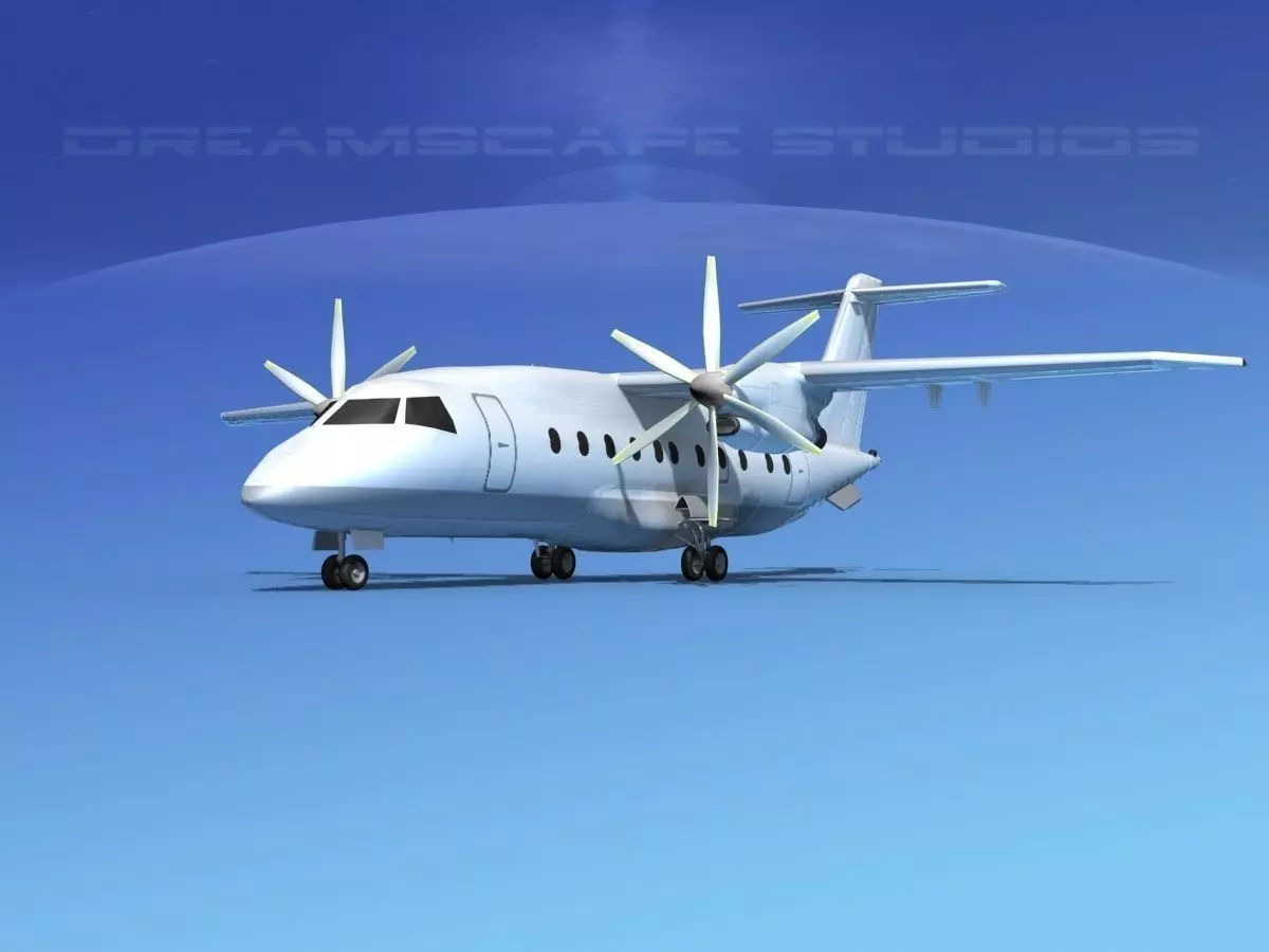 Dornier Do-328-130 Unmarked 2 3D model_0