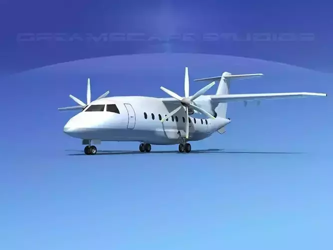 Dornier Do-328-130 Unmarked 2 3D model