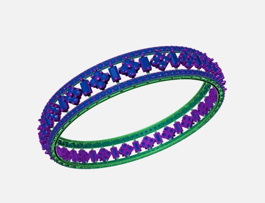 Bracelets 3D print model_2