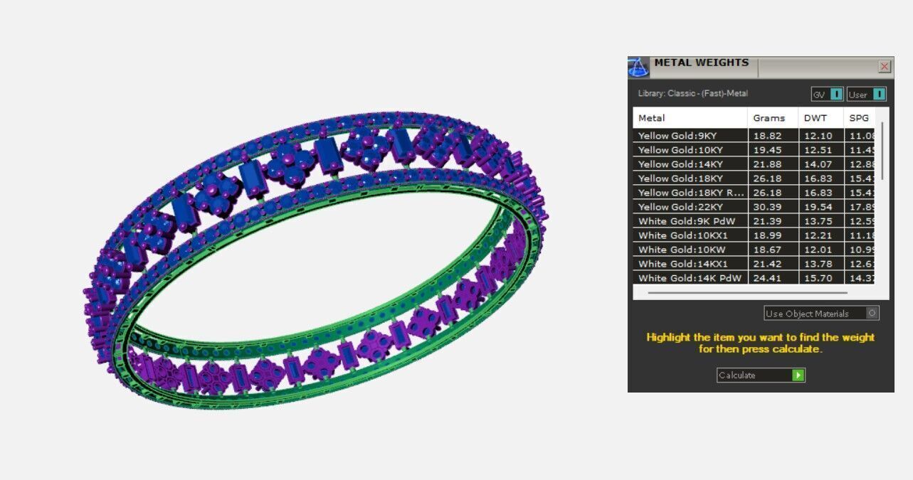 Bracelets 3D print model_4