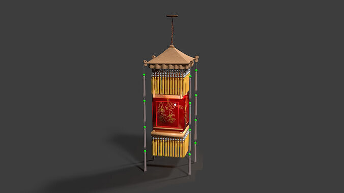 Chinese palace lantern   3D model