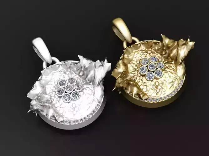 Bloom Medallion Pendant  