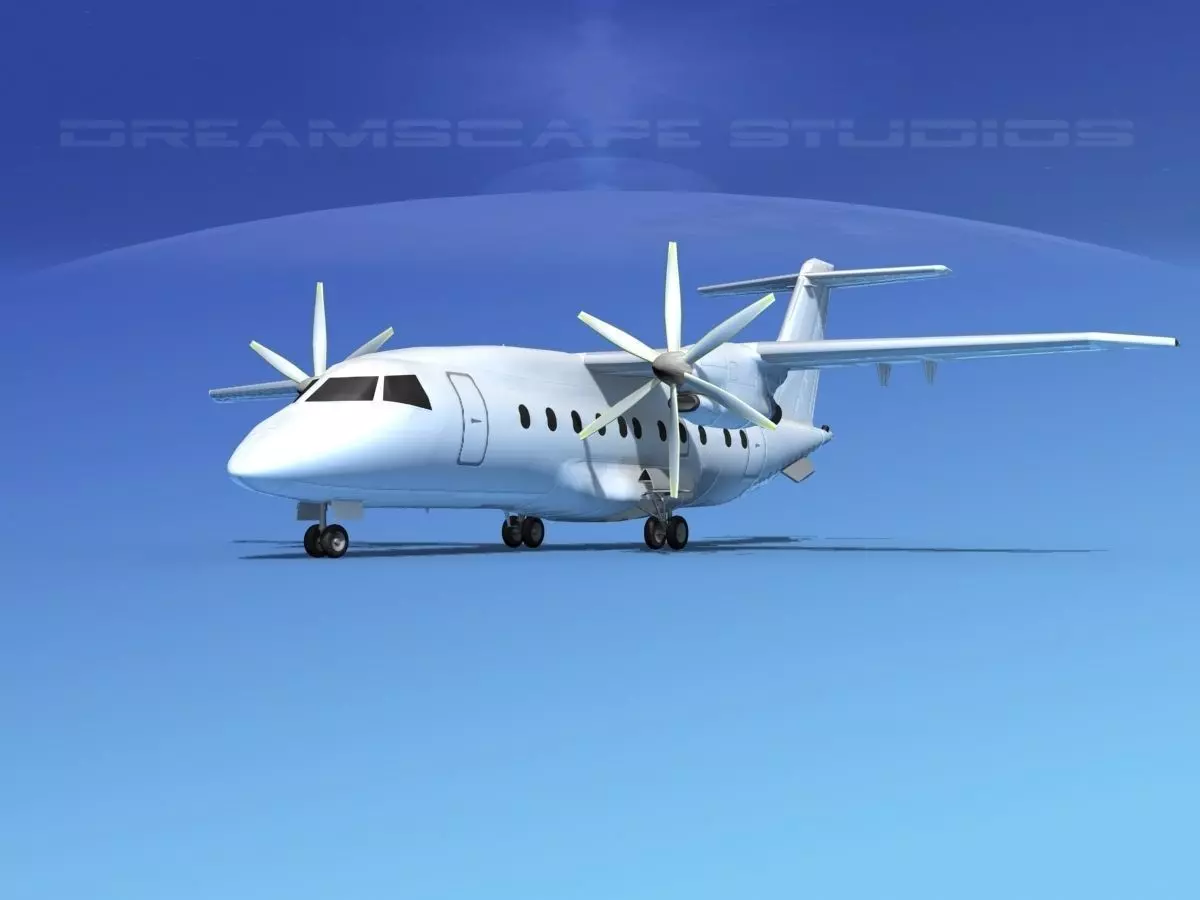 Dornier Do-328-130 Unmarked 3 3D model_0