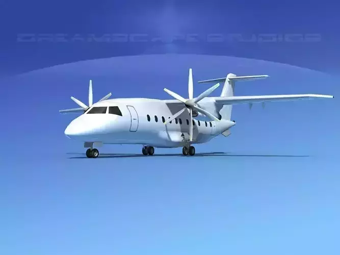 Dornier Do-328-130 Unmarked 3 3D model