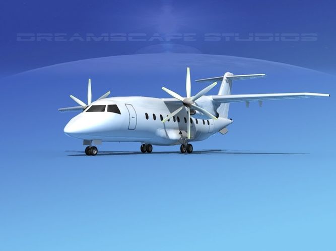 Dornier Do-328-130 Unmarked 3 3D model