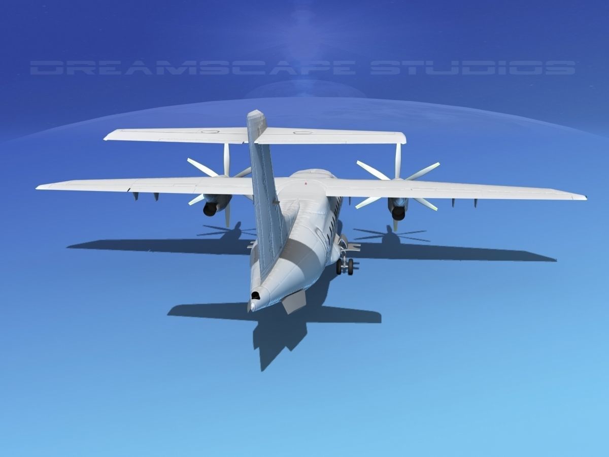 Dornier Do-328-130 Unmarked 3 3D model_6