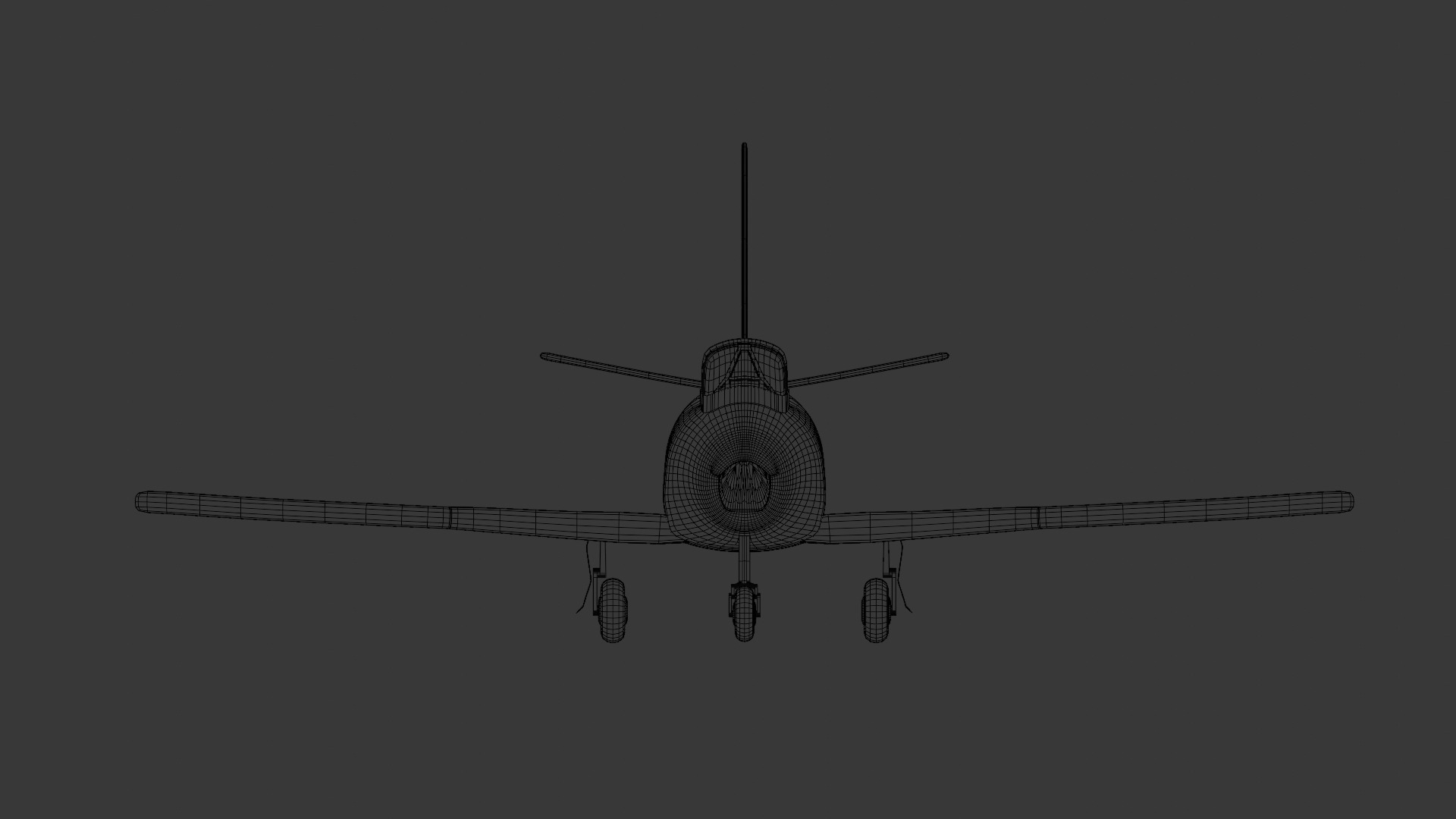 CL-13 Sabre Low-poly 3D model_8