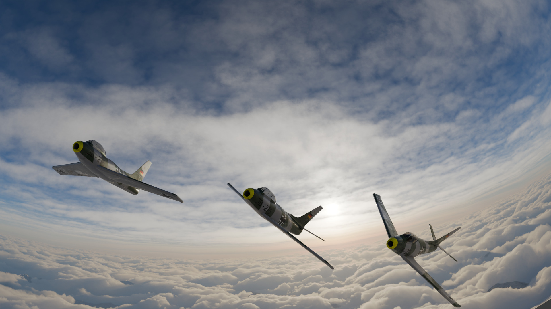 CL-13 Sabre Low-poly 3D model_4