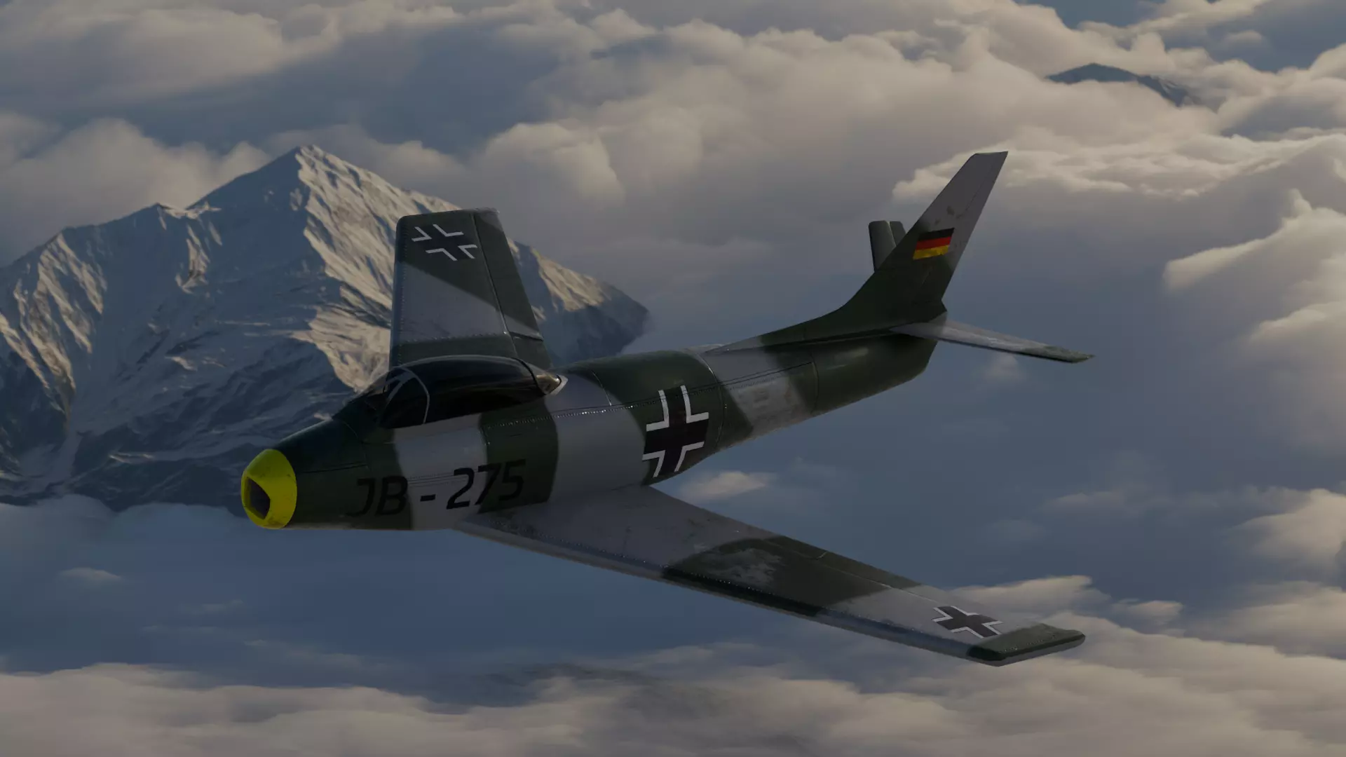 CL-13 Sabre Low-poly 3D model_0