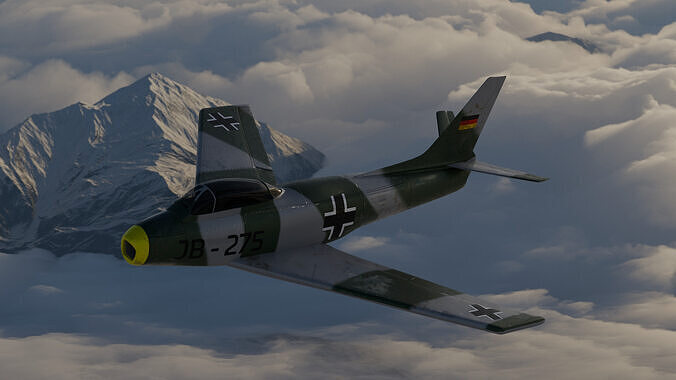 CL-13 Sabre Low-poly 3D model