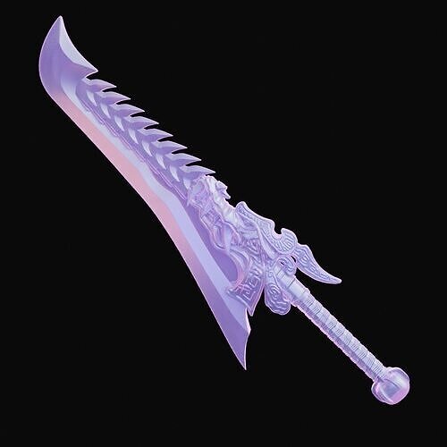 Ao Guang Sword Replica Nezha Fan Art Ne zha 3D print model