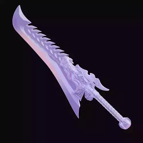 Ao Guang Sword Replica Nezha Fan Art Ne zha 3D print model