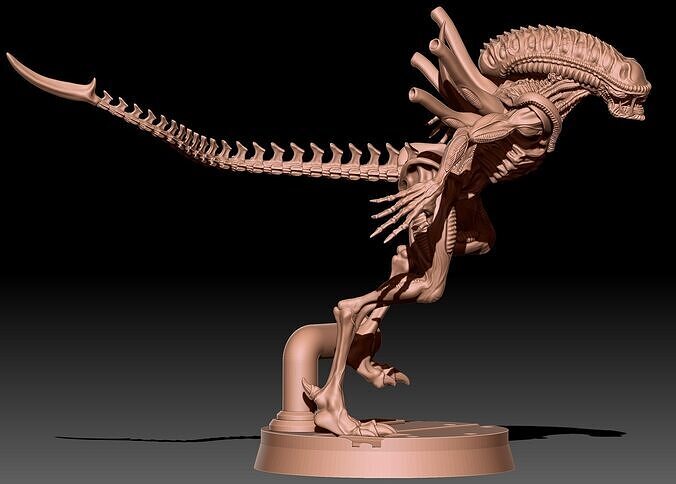 2 Aliens Choker 3D print model