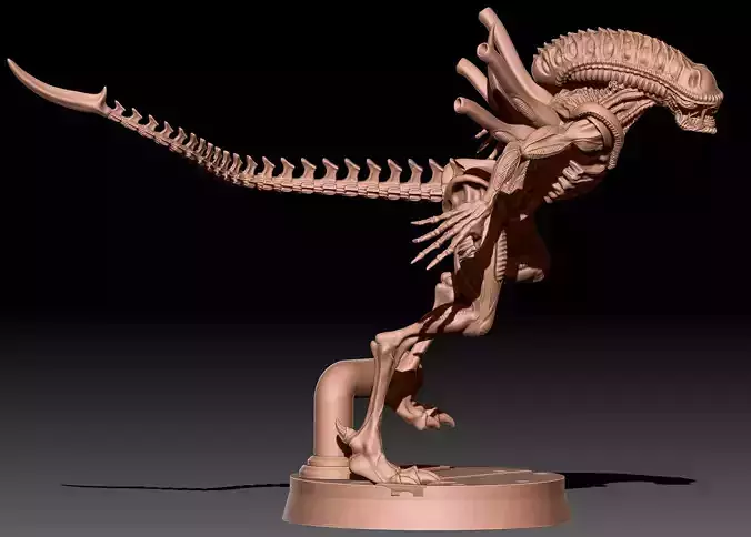 2 Aliens Choker 3D print model