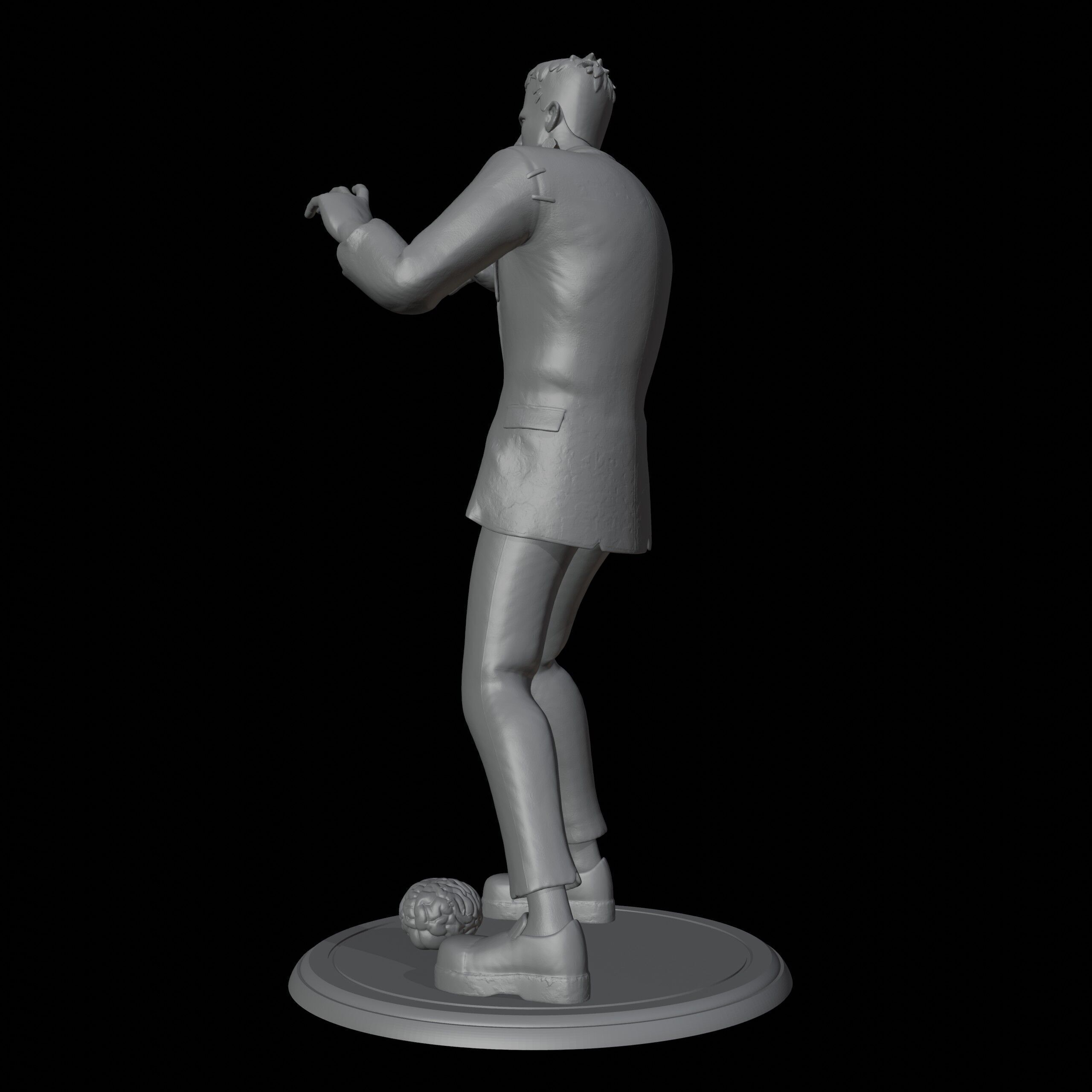 Frankenstein 3D print model_5