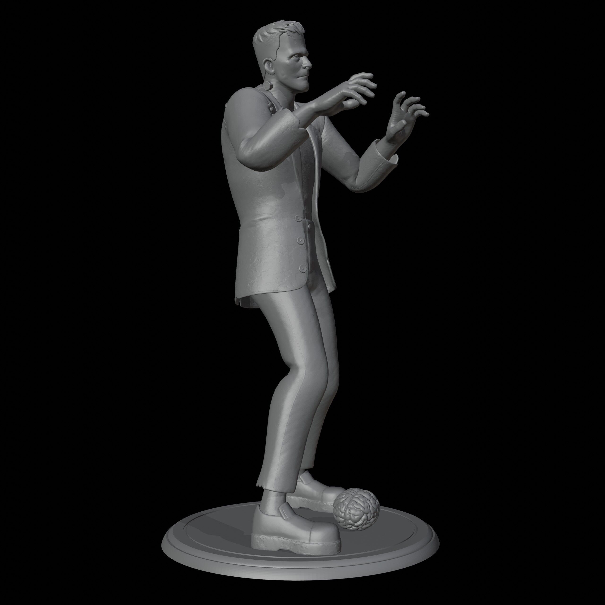 Frankenstein 3D print model_11