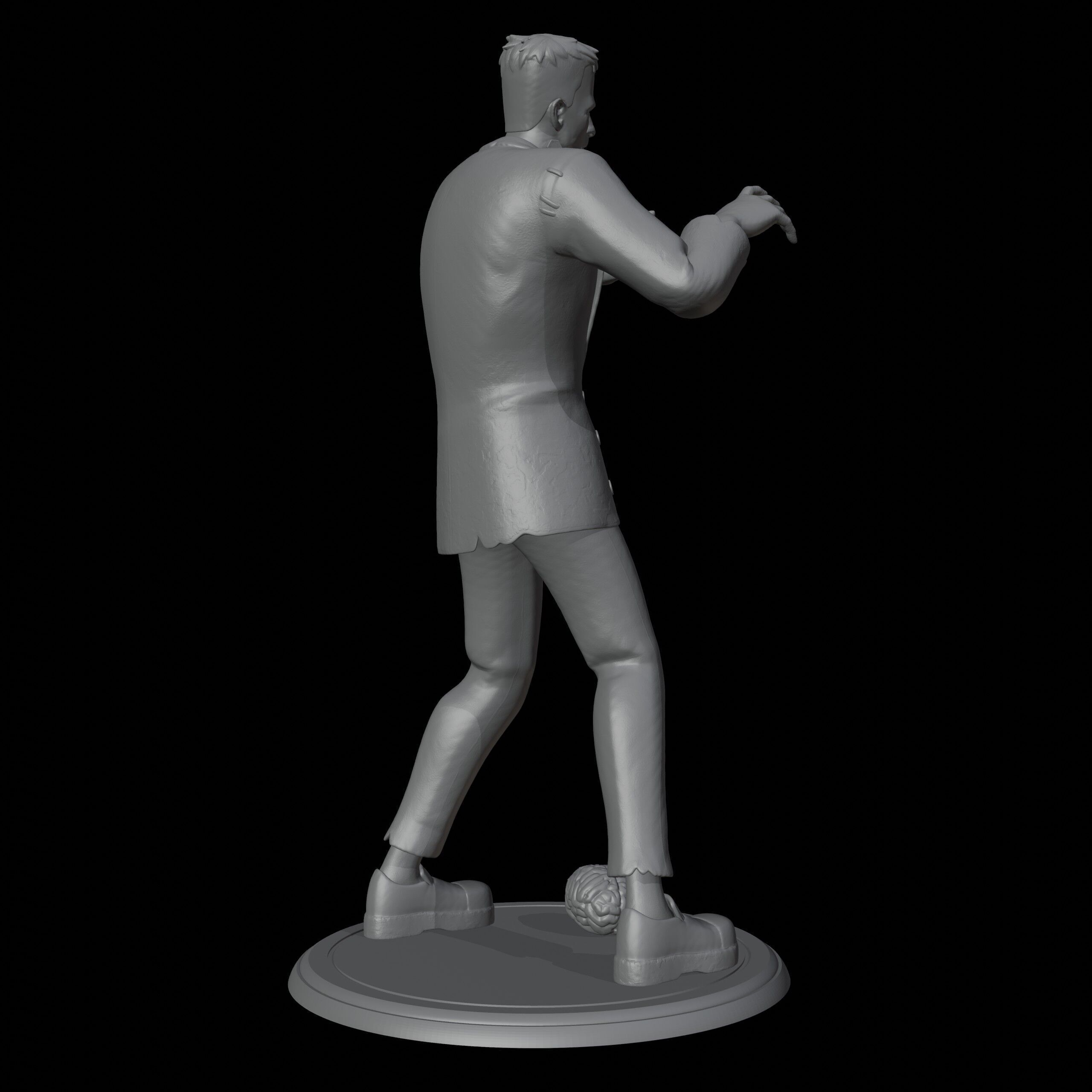 Frankenstein 3D print model_9