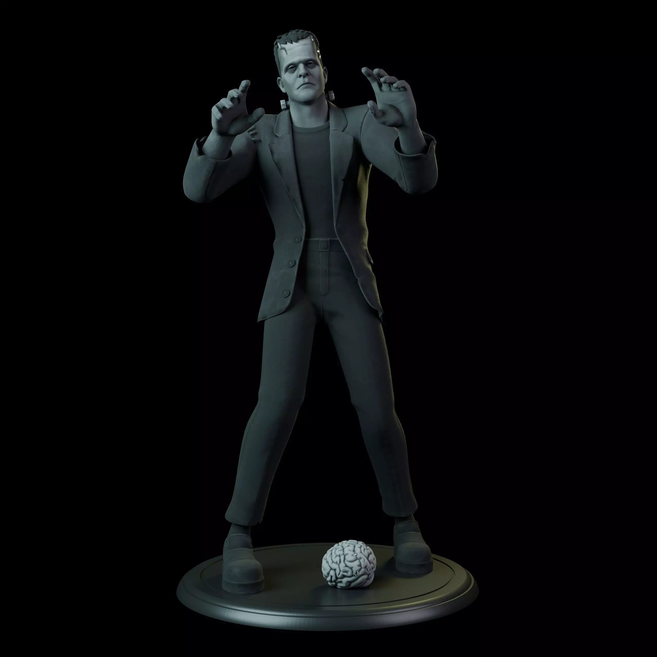 Frankenstein 3D print model_0