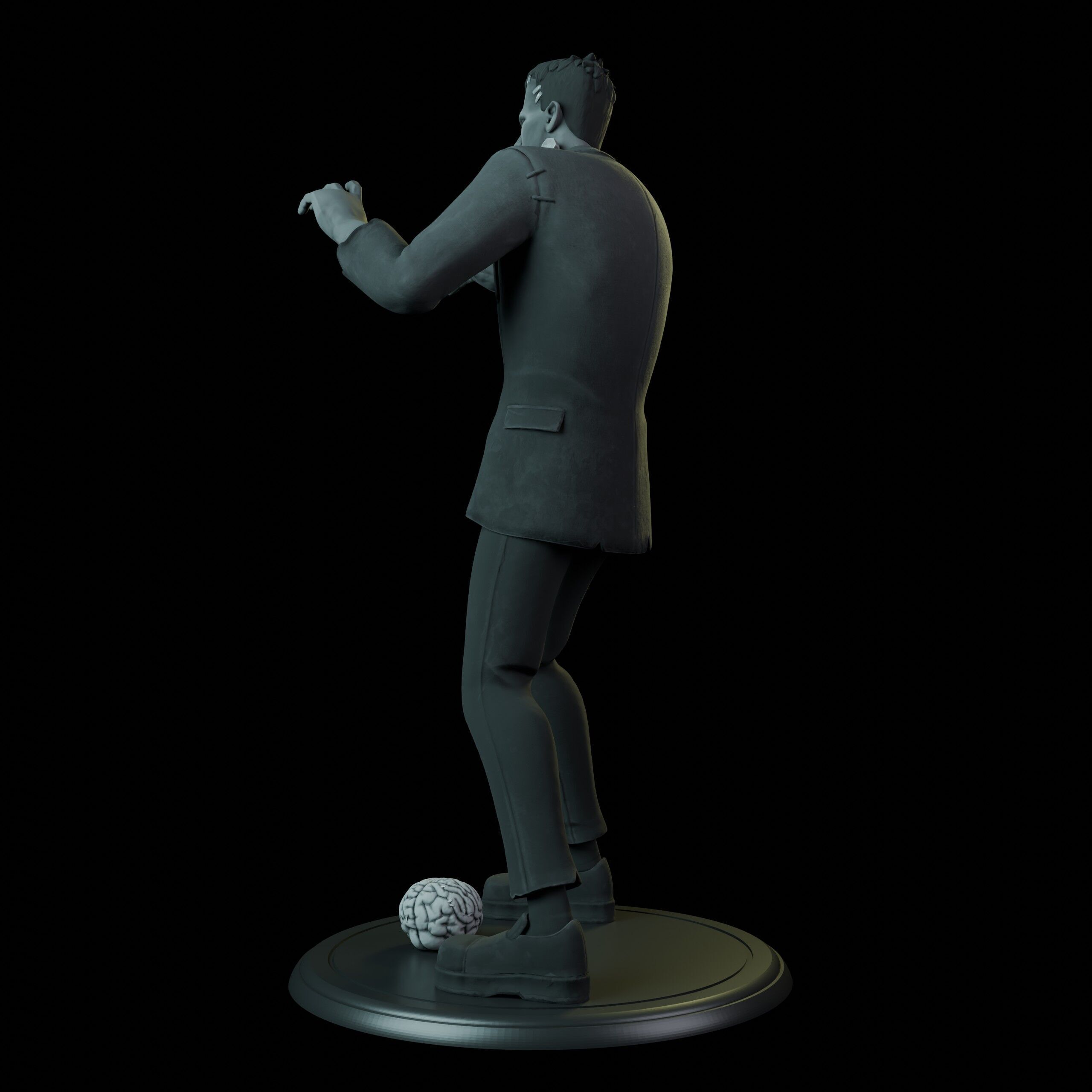 Frankenstein 3D print model_4