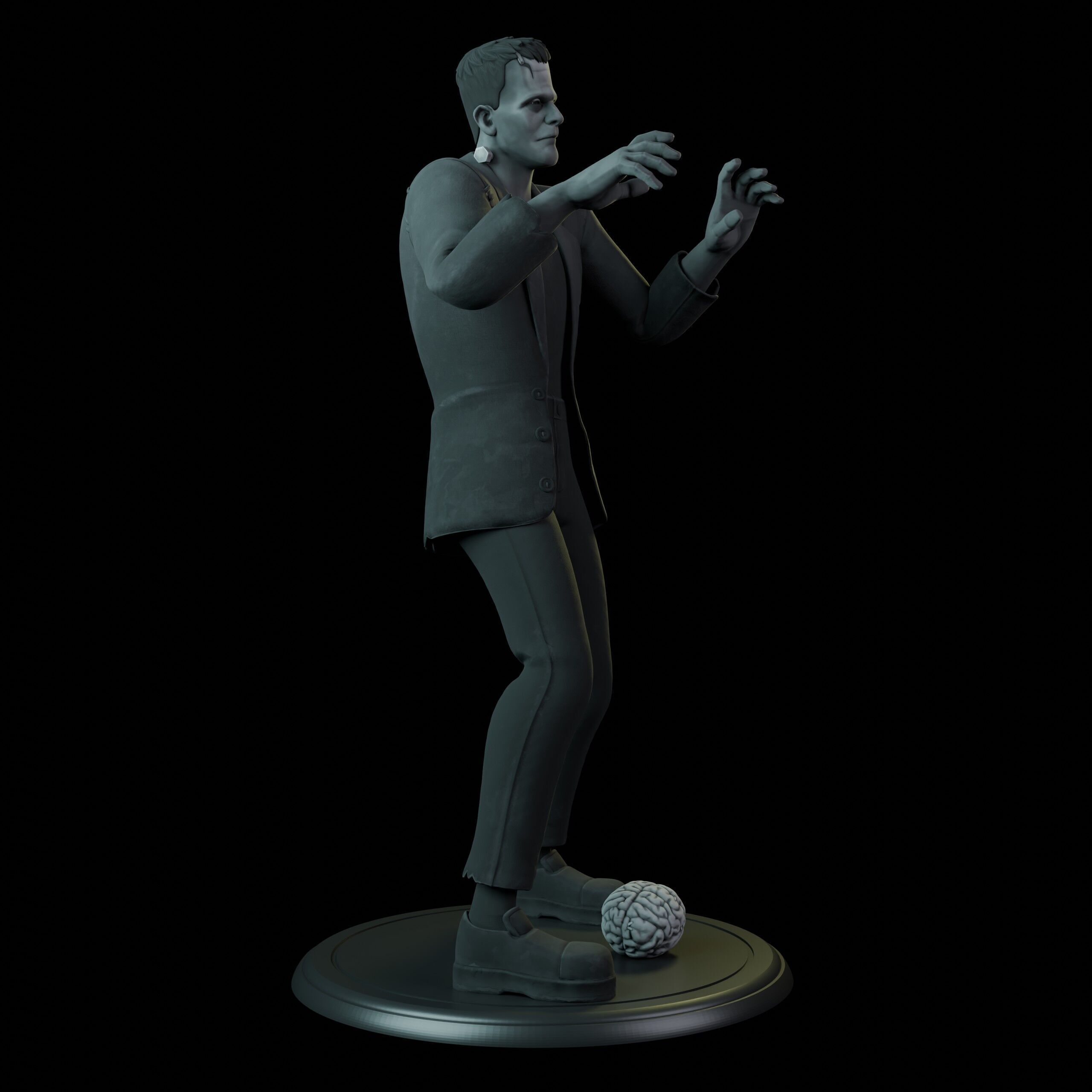 Frankenstein 3D print model_10