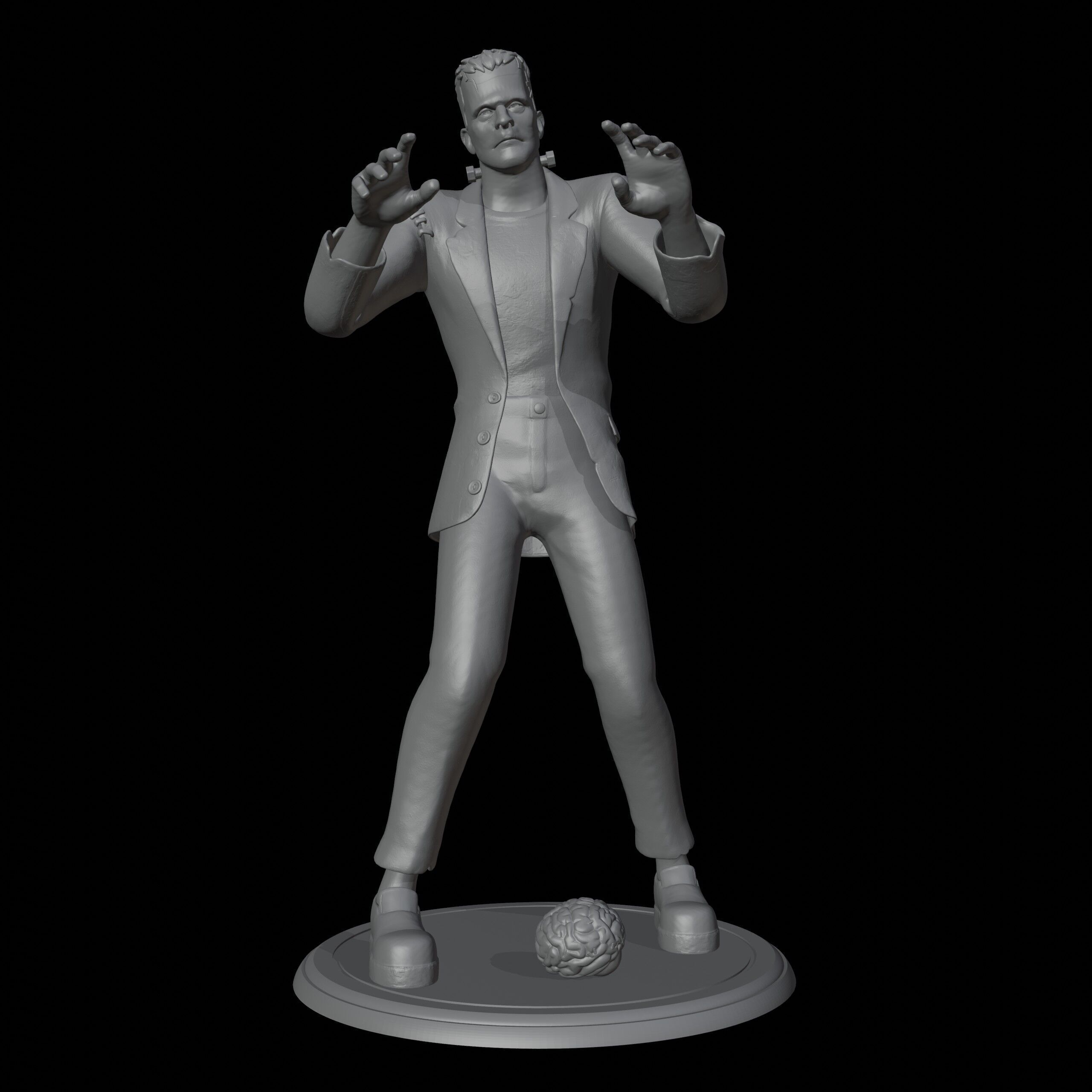 Frankenstein 3D print model_1