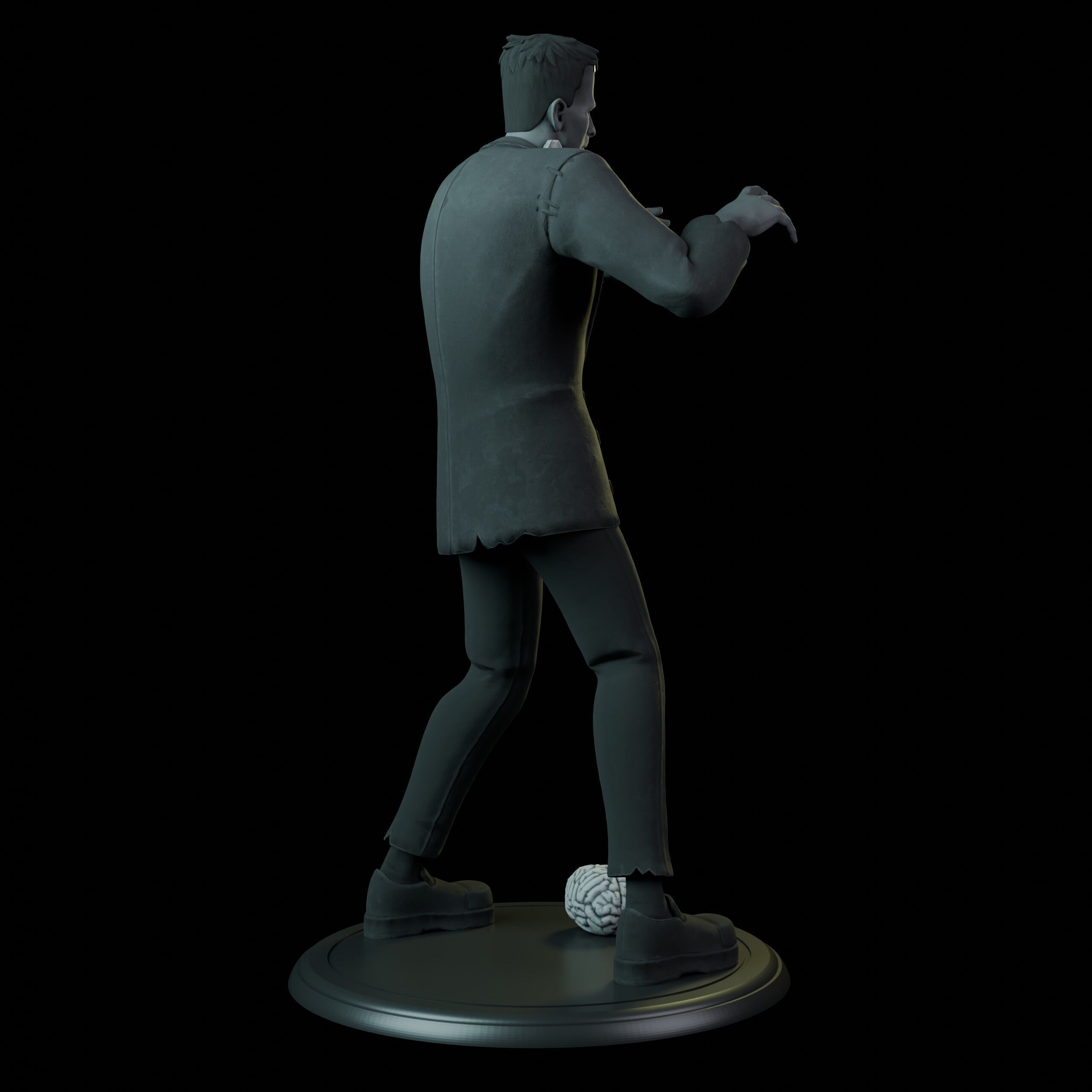 Frankenstein 3D print model_8