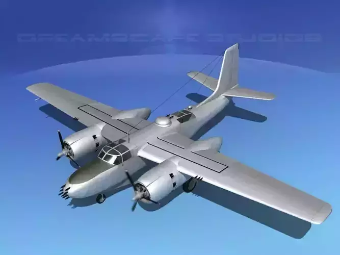 Douglas A-26B Invader Bare Metal