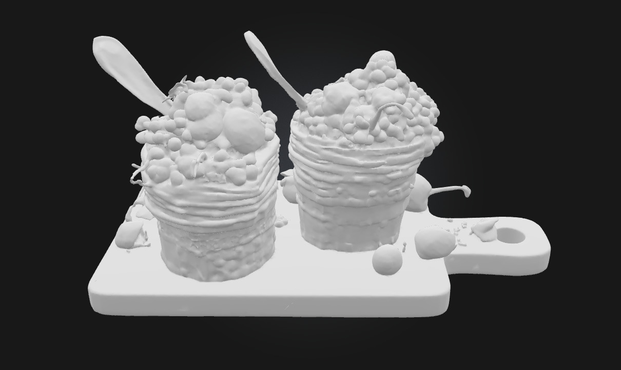 Berry Bliss Desserts  A Sweet Symphony of Color and Flavor 3D model_4