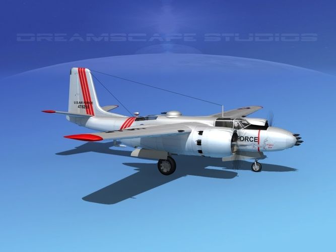 Douglas A-26B Invader V02 3D model