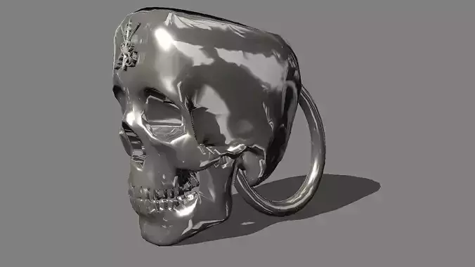 tankard skull shield legion 3D print model