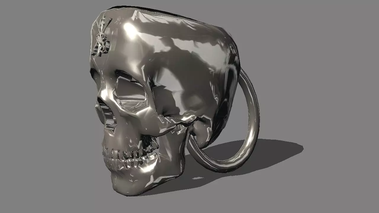tankard skull shield legion 3D print model_0