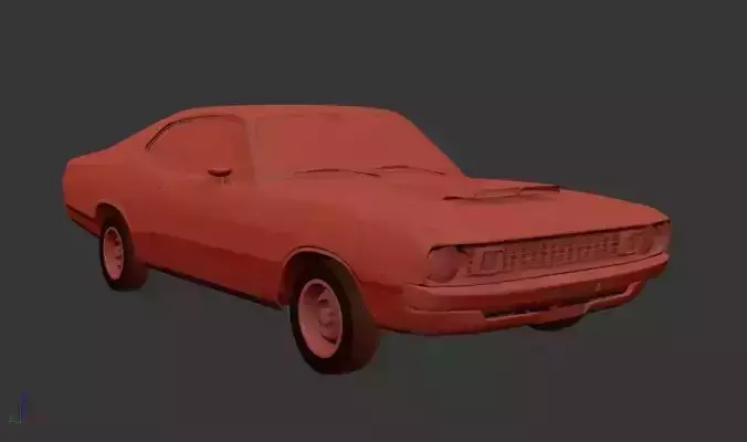 Dodge Demon 340 LM29 1972 3D print model