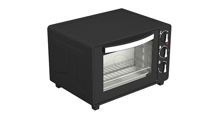 Electric multifunctional table oven 3D model