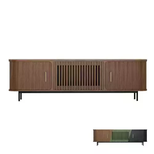 Eos TV Stand by Povison 3D model
