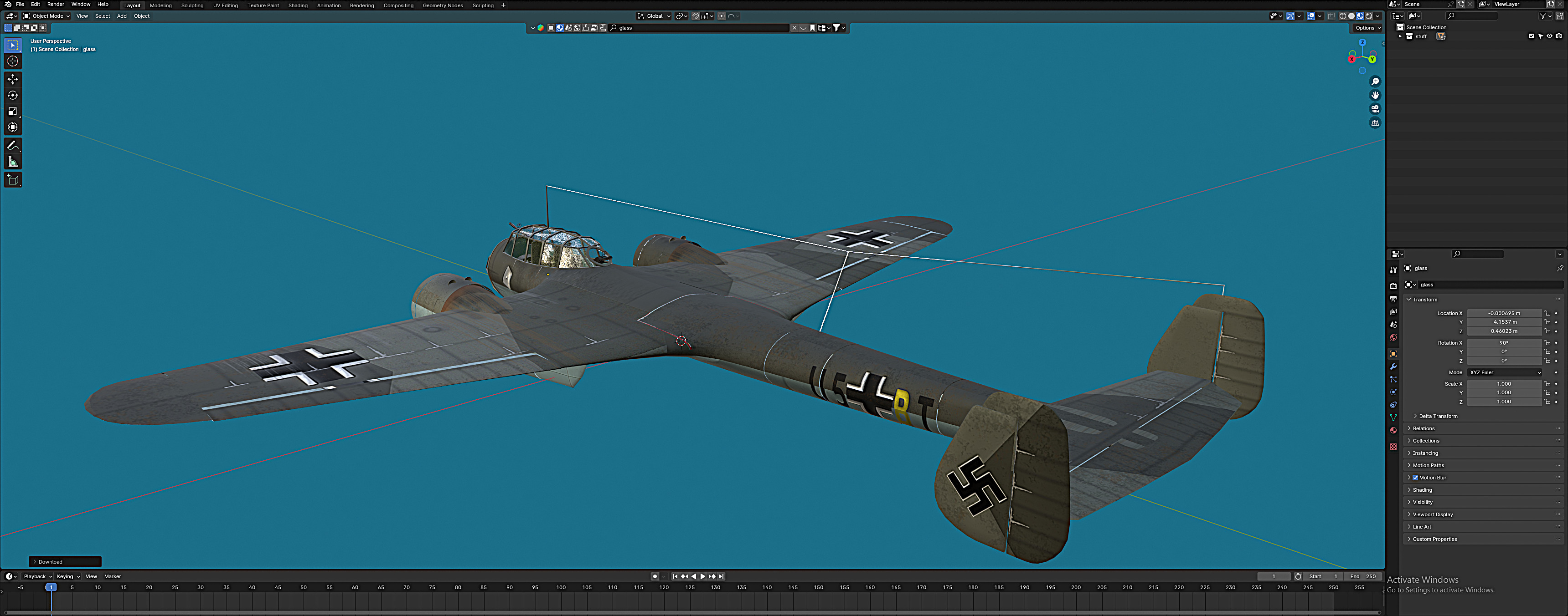 Do-17 Free 3D model_4
