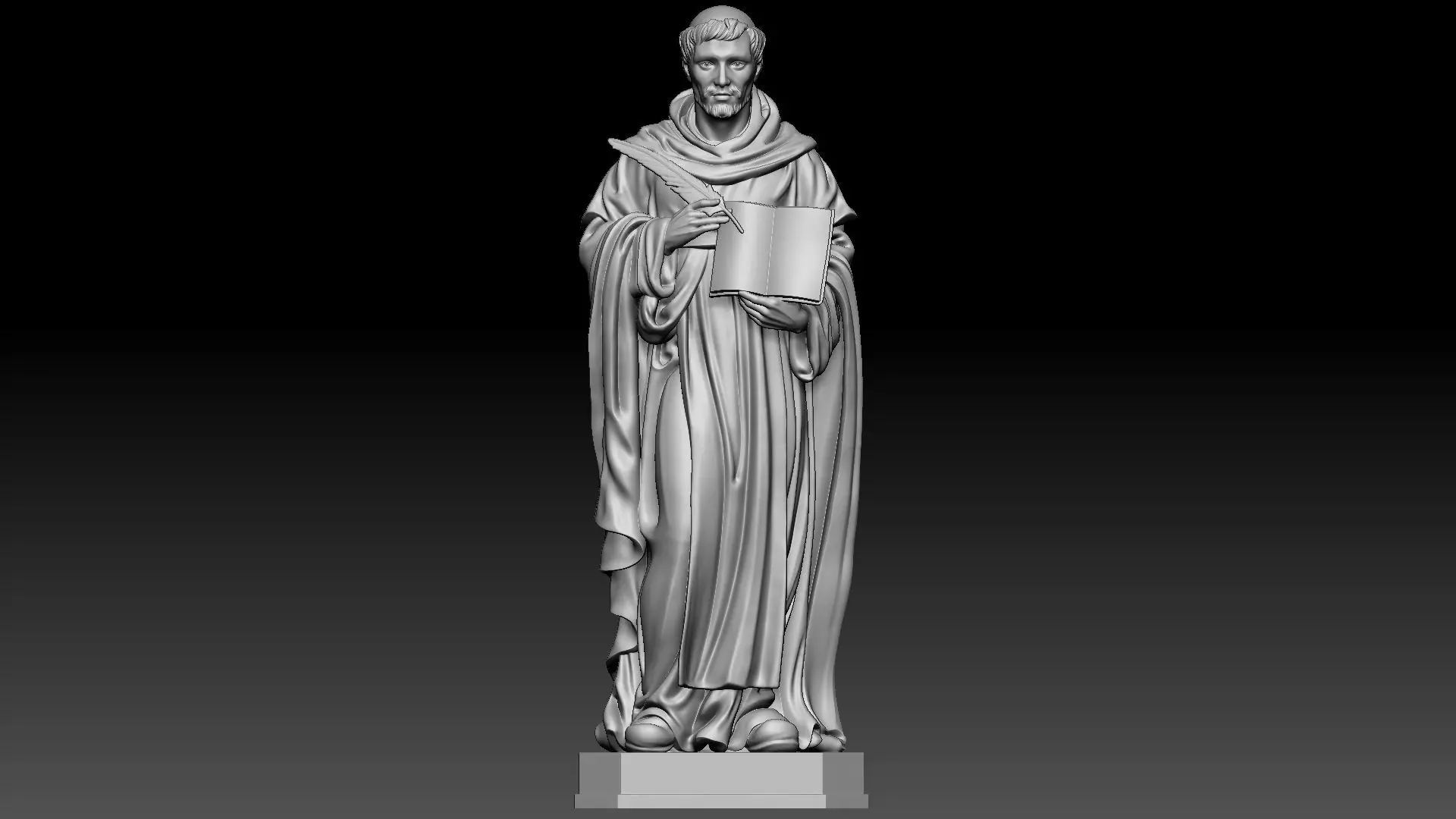 Saint Dominic  3D print model_0